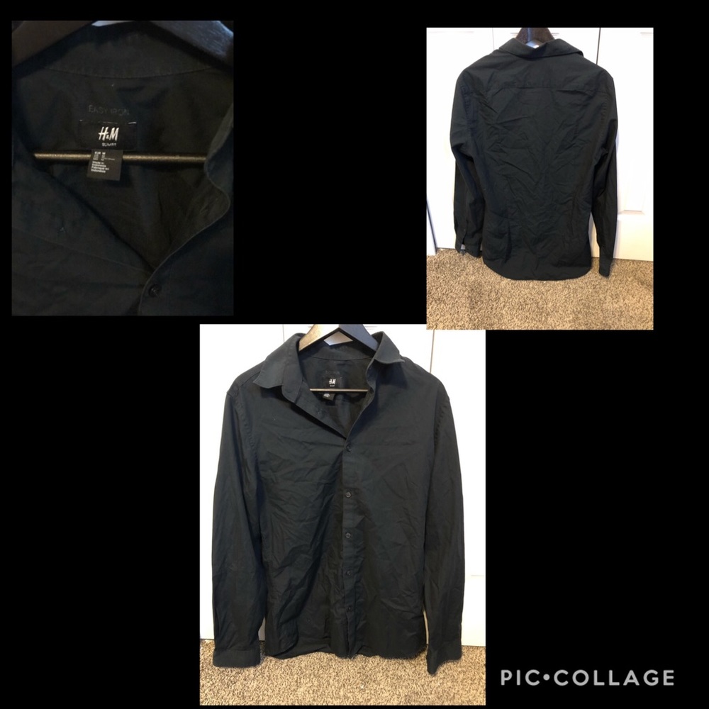 Black Button down